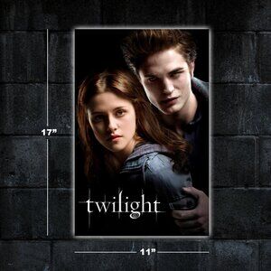 Twilight movie poster - 11x17 wall art print merch Edward Bella Robert Pattinson